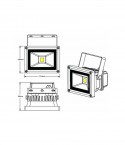 Светодиодный прожектор LEDEX 30W STANDARD